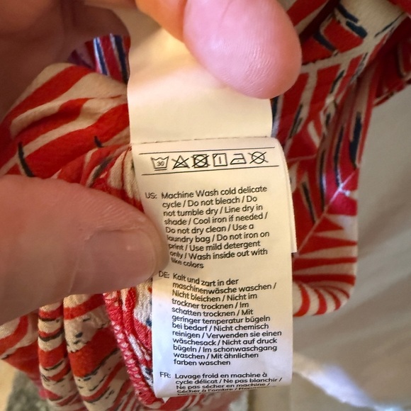 Cupshe Tropical Red and White Maxi Dress - Picture 7 of 11